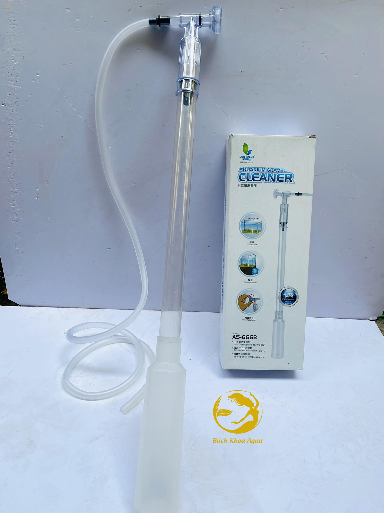 Dụng cụ vệ sinh Jeneca AS–666 / AS-666B giá rẻ, hút sạch cặn dễ dàng